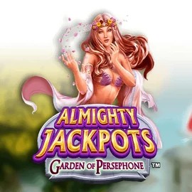 Almighty Jackpots: Garden of Persephone online game logo by Novomatic on spinmill.gr