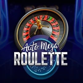 Auto Mega Roulette slot logo by Pragmatic Play at Spinmills Casino