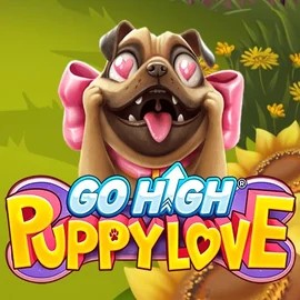 Go High Puppy Love logo by RubyPlay Spinmills Casino