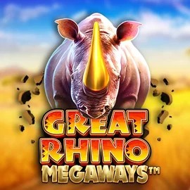 Slots logo of Great Rhino Megaways from Pragmatic Play at Spinmills Casino